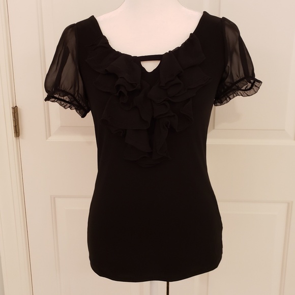 WHBM Ruffle Top NEW XS - Picture 2 of 6
